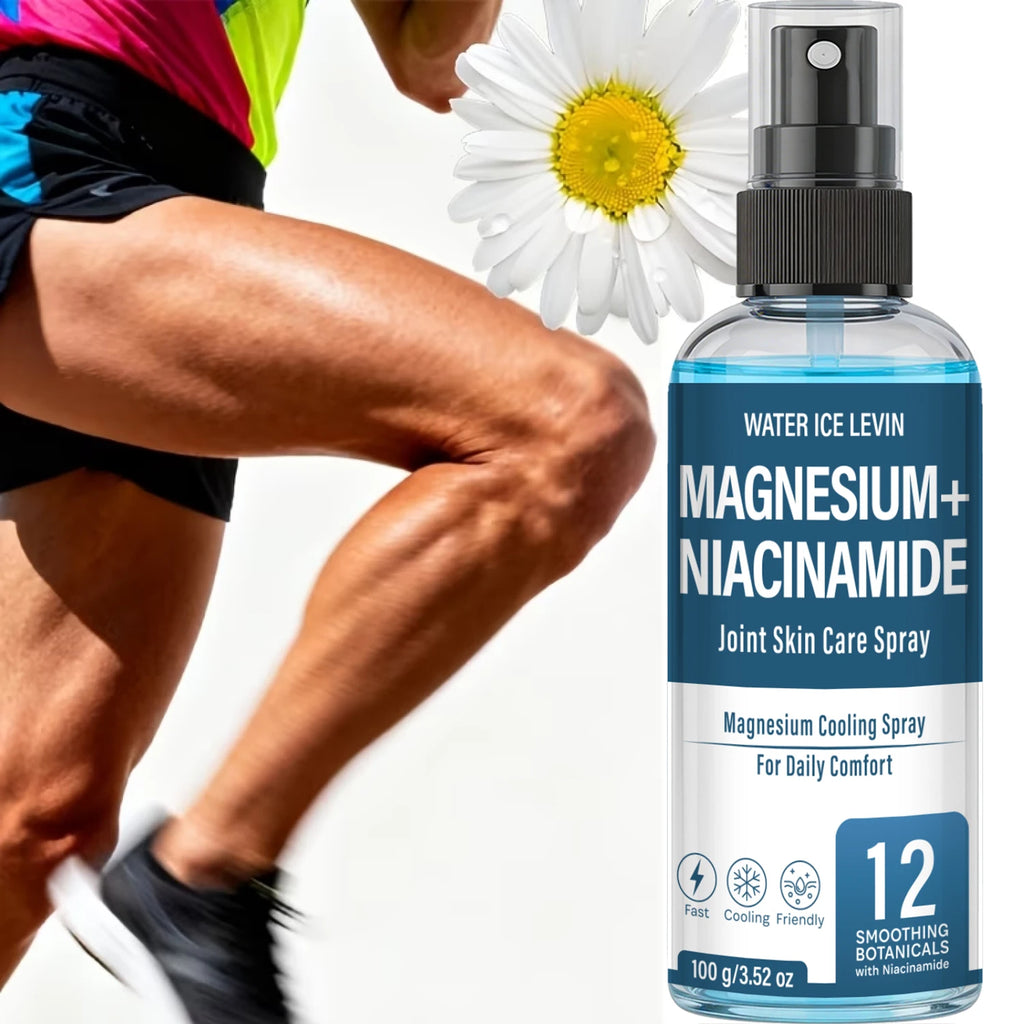 Magnesium Cooling Joint Spray - Niacinamide & Bee Venom Infused, Fast Relief & Daily Comfort Qme