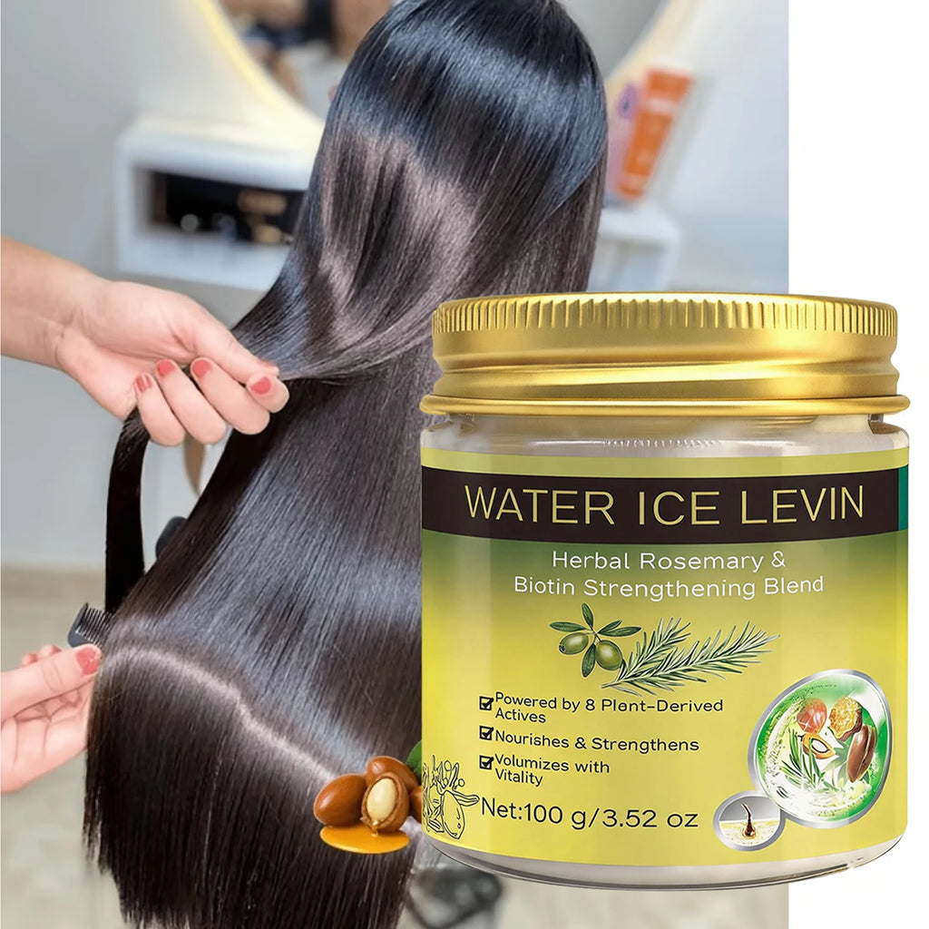 Biotin Rosemary Hair Mask with Keratin, Nourish & Boost Hair Volume Smooth Care Qme