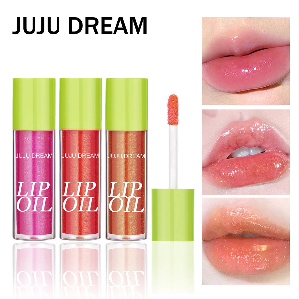 Lip Balm Oil Makeup Transparent Plumping Gloss Smooth Hydrated Qme