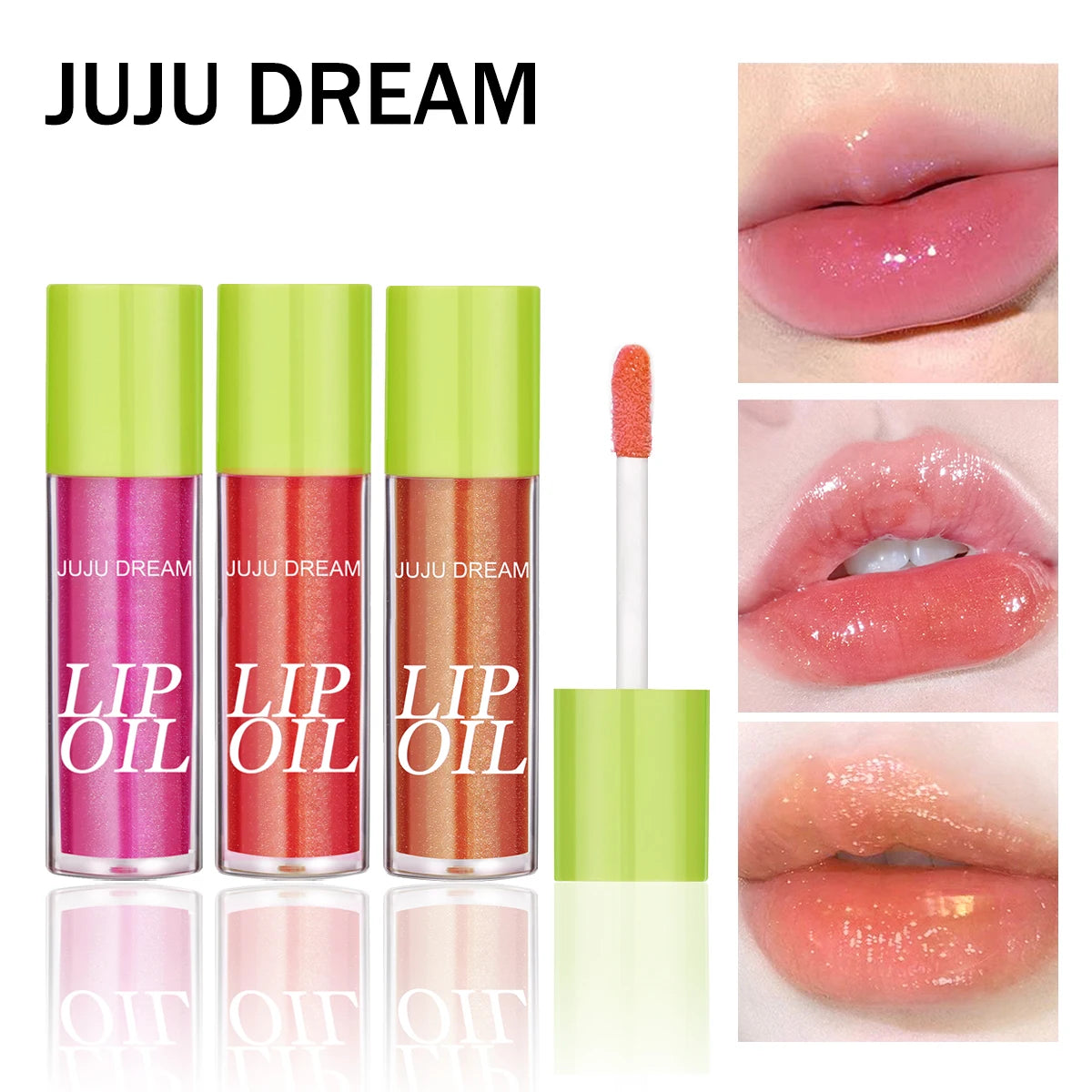 Lip Balm Oil Makeup Transparent Plumping Gloss Smooth Hydrated Qme