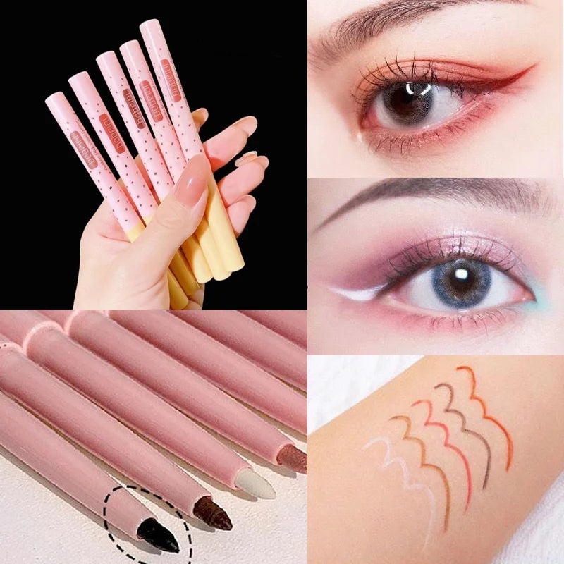 Eyeliner Gel Pen Colorful Waterproof Smudge-proof Matte Long-lasting Qme