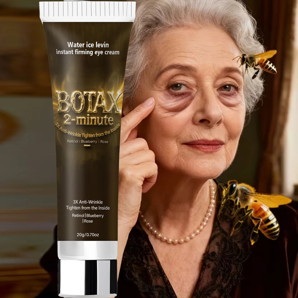 Instant Firming Eye Cream with Retinol & Hyaluronic Acid, 3X Anti-Wrinkle, Tightens from Inside, Blueberry & Rose Extract. Qme