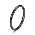 2/3/4mm Thin Stackable Ring Exquisite Stainless Steel Plain Band Knuckle Midi Ring Women Girl Size 5-13 Simple Punk Korean Decor Qme hei 2mm