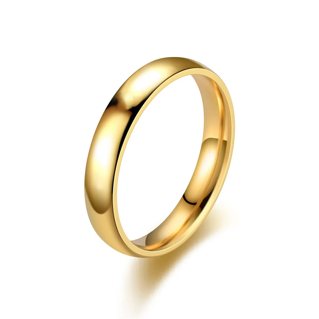 2/3/4mm Thin Stackable Ring Exquisite Stainless Steel Plain Band Knuckle Midi Ring Women Girl Size 5-13 Simple Punk Korean Decor Qme