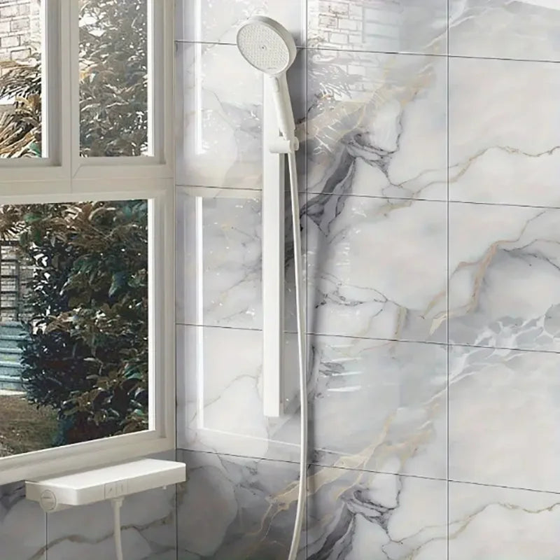 30x30CM Self Adhesive Marble Pattern Wallpaper DIY Home Decoration Qme