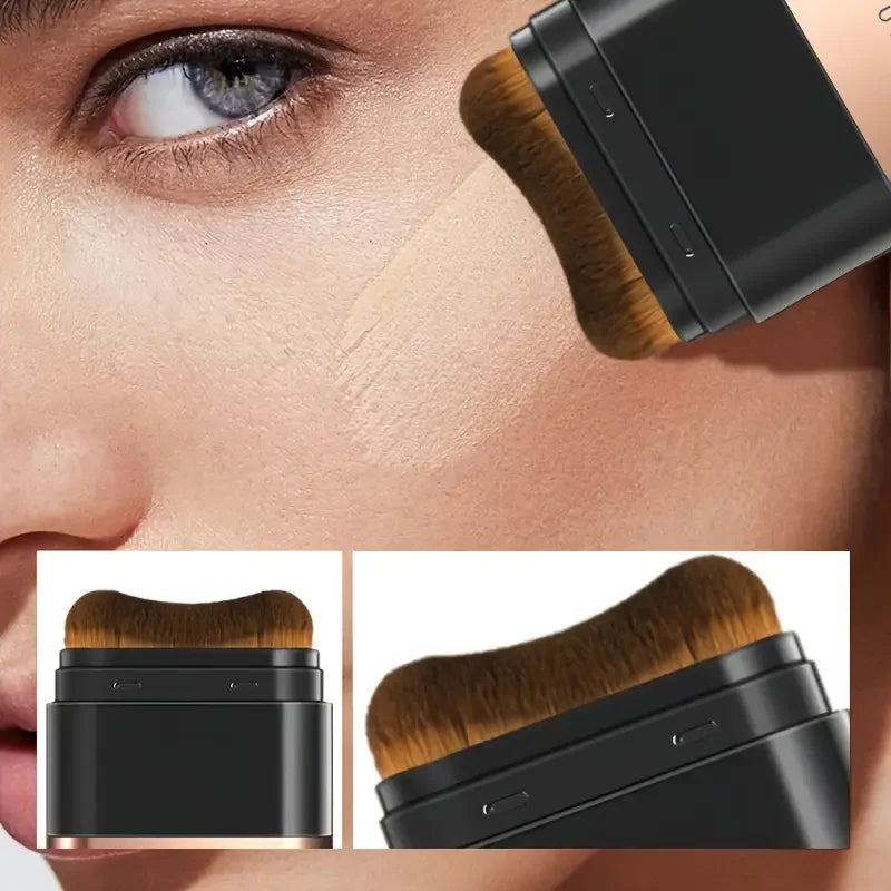 2-in-1 Concealer Foundation Stick Covers Dark Circles Flawless Look Qme