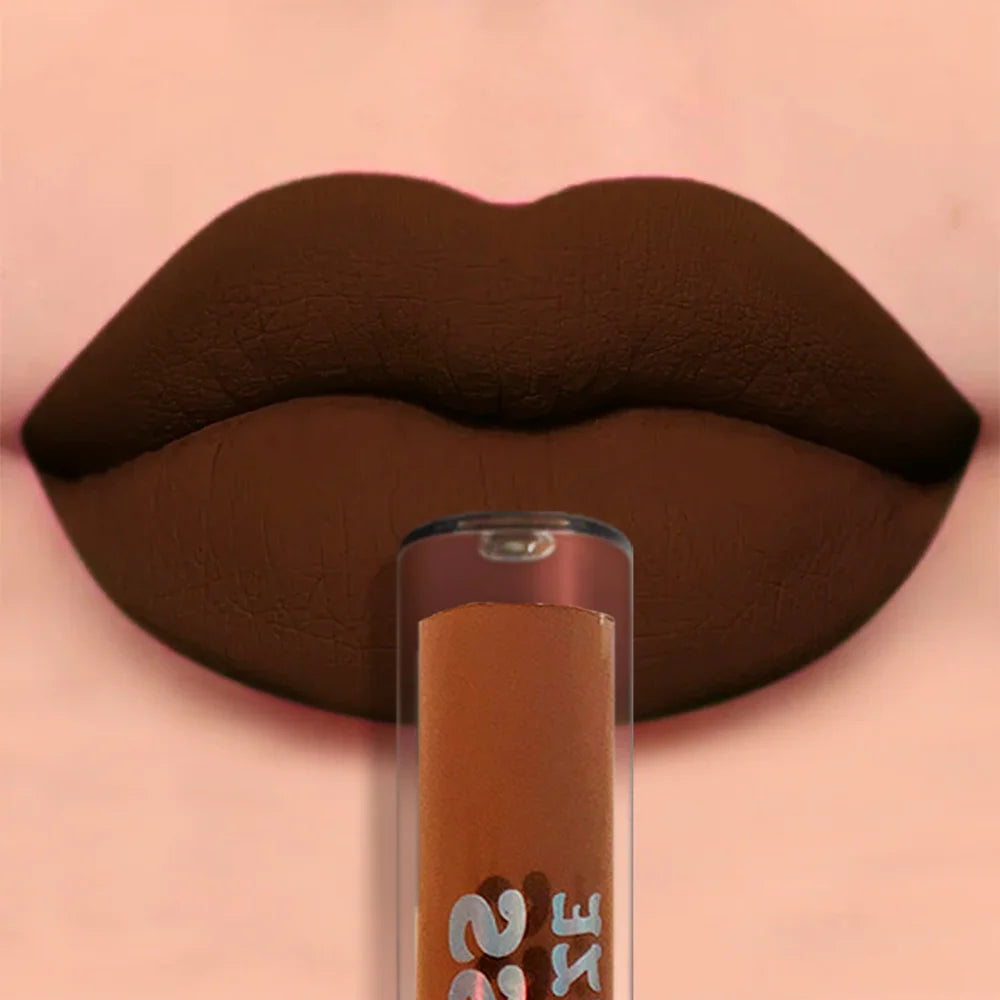 Matte Liquid Lipstick 3 Colors Waterproof Long-lasting Non-sticky Qme