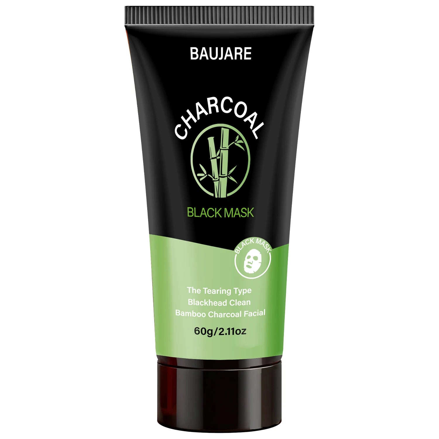 Charcoal Blackhead Peel Off Mask with Centella & Niacinamide, Deep Cleansing Pores & Purifying Skin, For All Skin Types. Qme black 60g