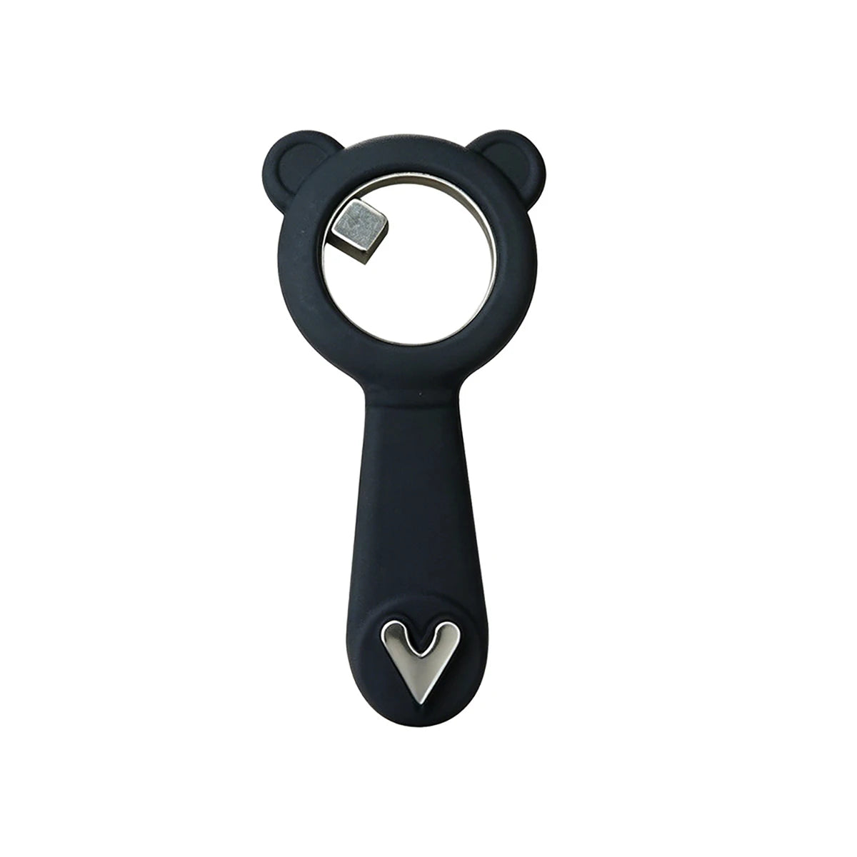 Double Headed Nail Enhancement Bear Magnetic Tool Suitable Gel Polish Qme black