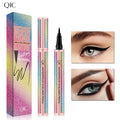 Starry Sky Black Liquid Eyeliner Pen Waterproof Quick Dry Smudge Proof Ultra Fine Tip Long Lasting For Beginners Eye Makeup Qme Q612