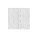 10Pcs 70x70cm Big Size Ceiling Wallpaper 3D Brick Waterproof Wall Stickers Foam Self-Adchive Wall Decoration High Quality Qme White 10Pcs 70cmx70cm