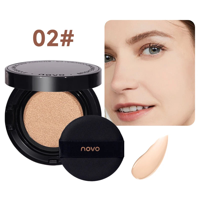 Long-Lasting Oil-Control Cc Cream And Bb Cream Air Cushion, Waterproof And Sweat-Proof, Concealer, Long-Lasting Pore Coverage Qme 02
