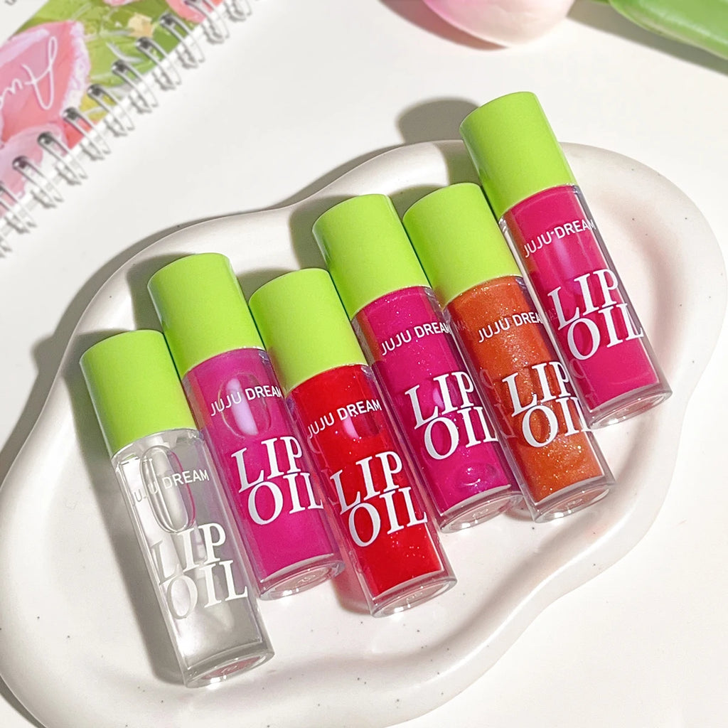 Lip Balm Oil Makeup Transparent Plumping Gloss Smooth Hydrated Qme