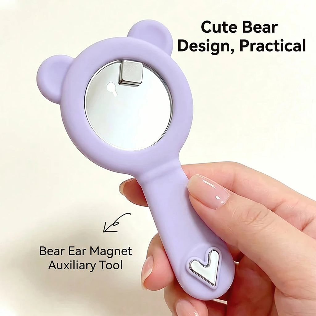 Double Headed Nail Enhancement Bear Magnetic Tool Suitable Gel Polish Qme
