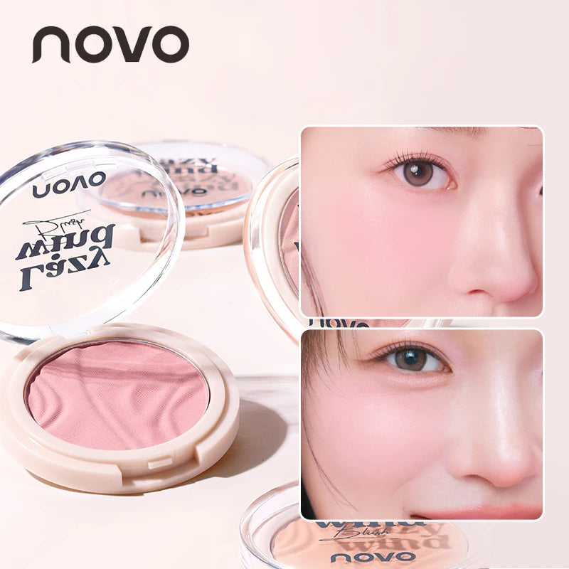 Single-color Matte Contour Blush Energizing Brightening Skin Tone Qme