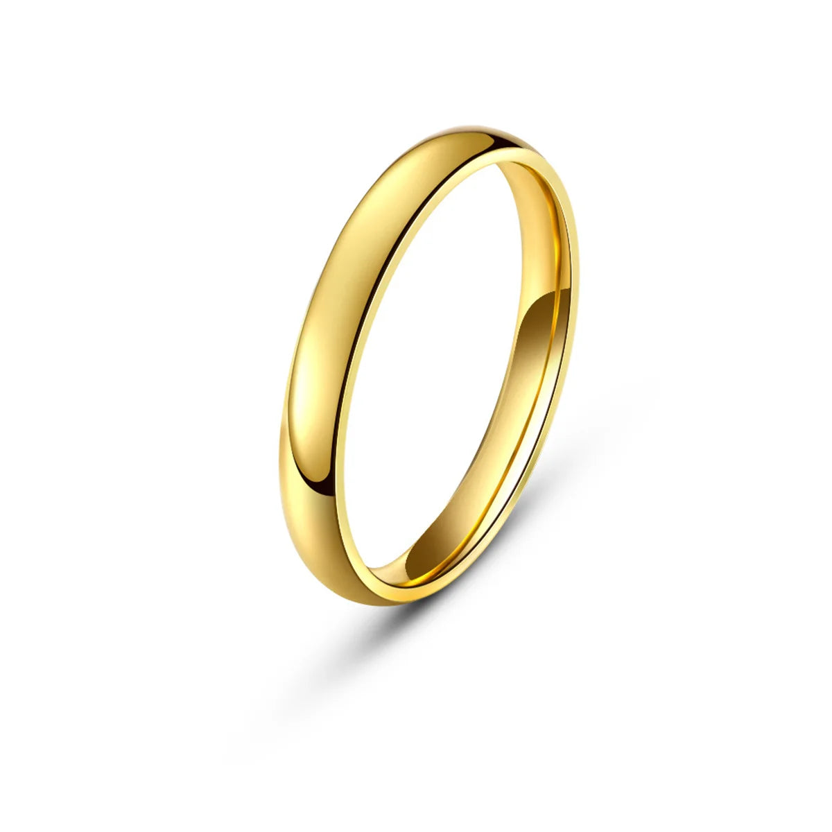 2/3/4mm Thin Stackable Ring Exquisite Stainless Steel Plain Band Knuckle Midi Ring Women Girl Size 5-13 Simple Punk Korean Decor Qme jin 4mm
