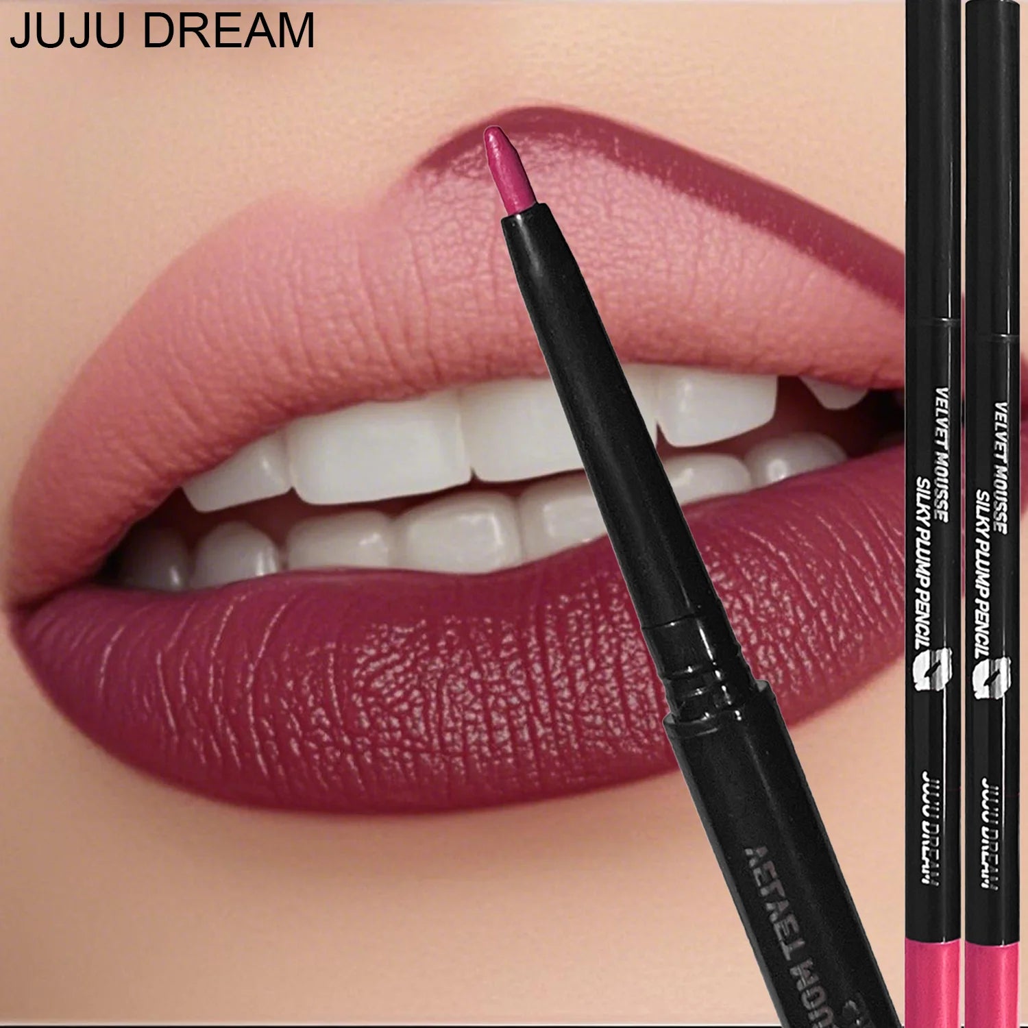 Lip Liner Brush Pencil One-piece Outline Three-dimensional Full Shape Qme