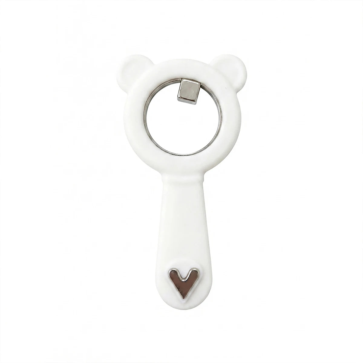 Double Headed Nail Enhancement Bear Magnetic Tool Suitable Gel Polish Qme WHITE