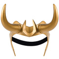 Ragnarok Loki Helmet Horns Latex Crown Mask Halloween Cosplay Costume Props for Adult Men Women Anime Qme Loki mask
