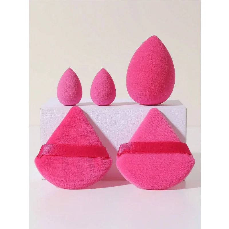 Makeup Sponge Suitable Cream Powder Concealer Loose Applicator Puff Qme rose