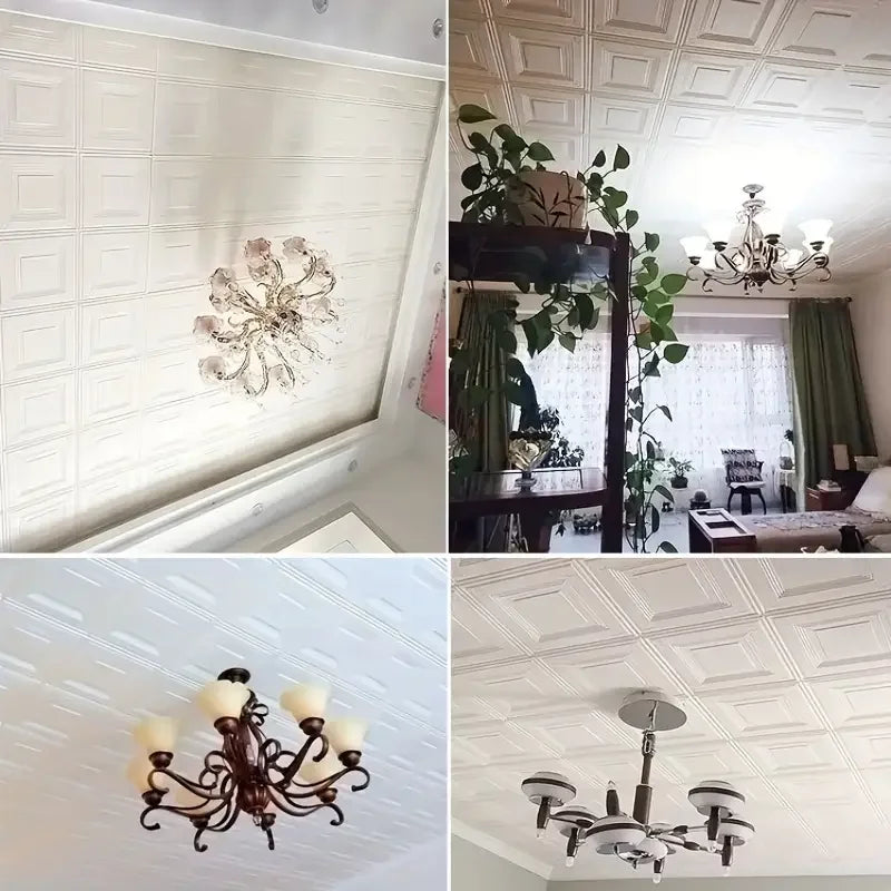 1/5/10pcs 70*70cm 3D Stereo Self-Adhesive Wall Sticker Waterproof Bedroom Living Room Background Decoration Wallpaper Qme