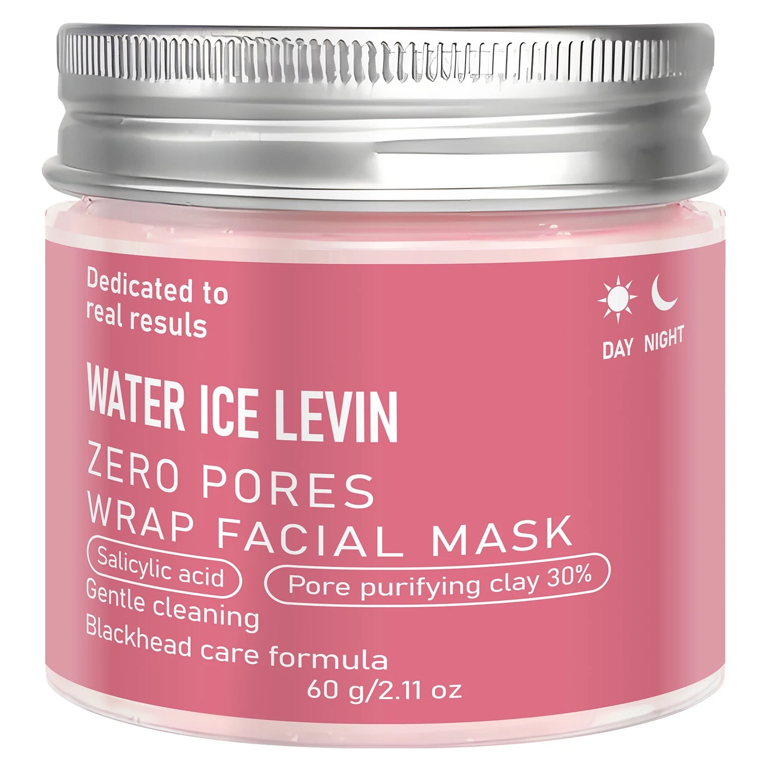 Salicylic Acid Clay Pore Cleansing Mask Gentle Exfoliate Care Blackheads Minimize Pores Hydrate Tighten Facial Skin Mask 60g Qme WHITE 60g