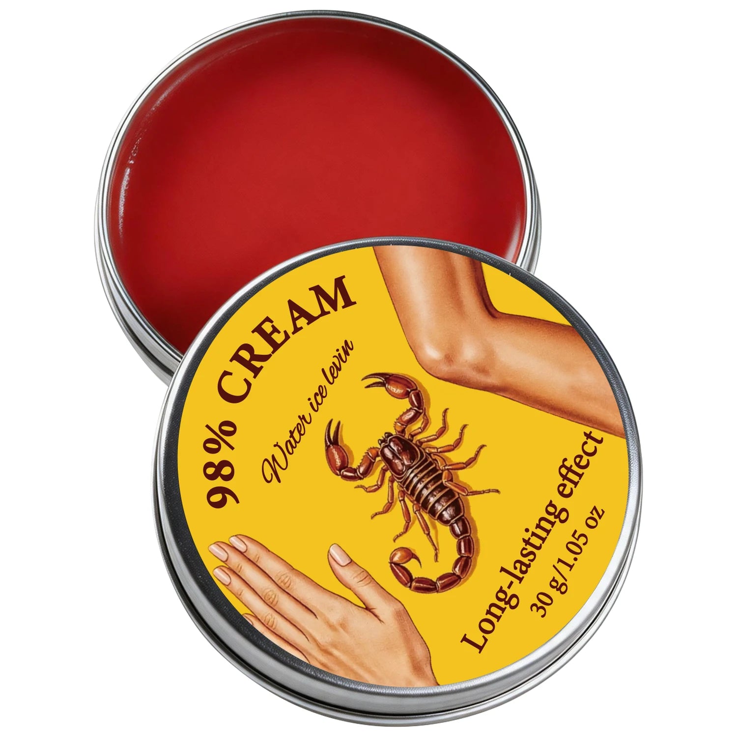 Bee Venom & Collagen Solid Balm, Daily Moisturizing Firming Skin Care for Body & Joints Qme Red 30g