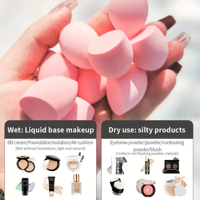 Mini Makeup Sponges Foundation Blending Beauty Travel Essential Tools Qme