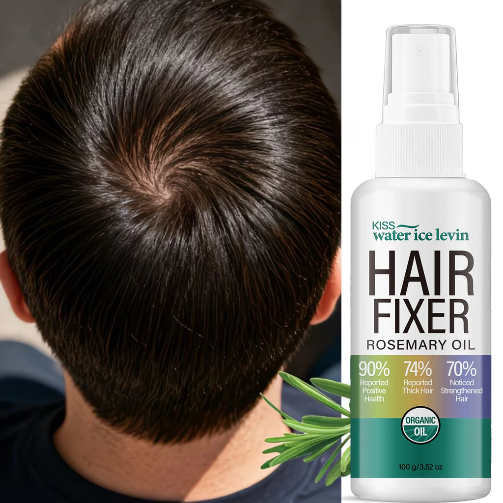 Water Ice Levin Rosemary Oil Hair Fixer Spray 100g Collagen Bee Venom Nourish Strengthen Hair Smooth Tame Frizzy Hair Mist Qme