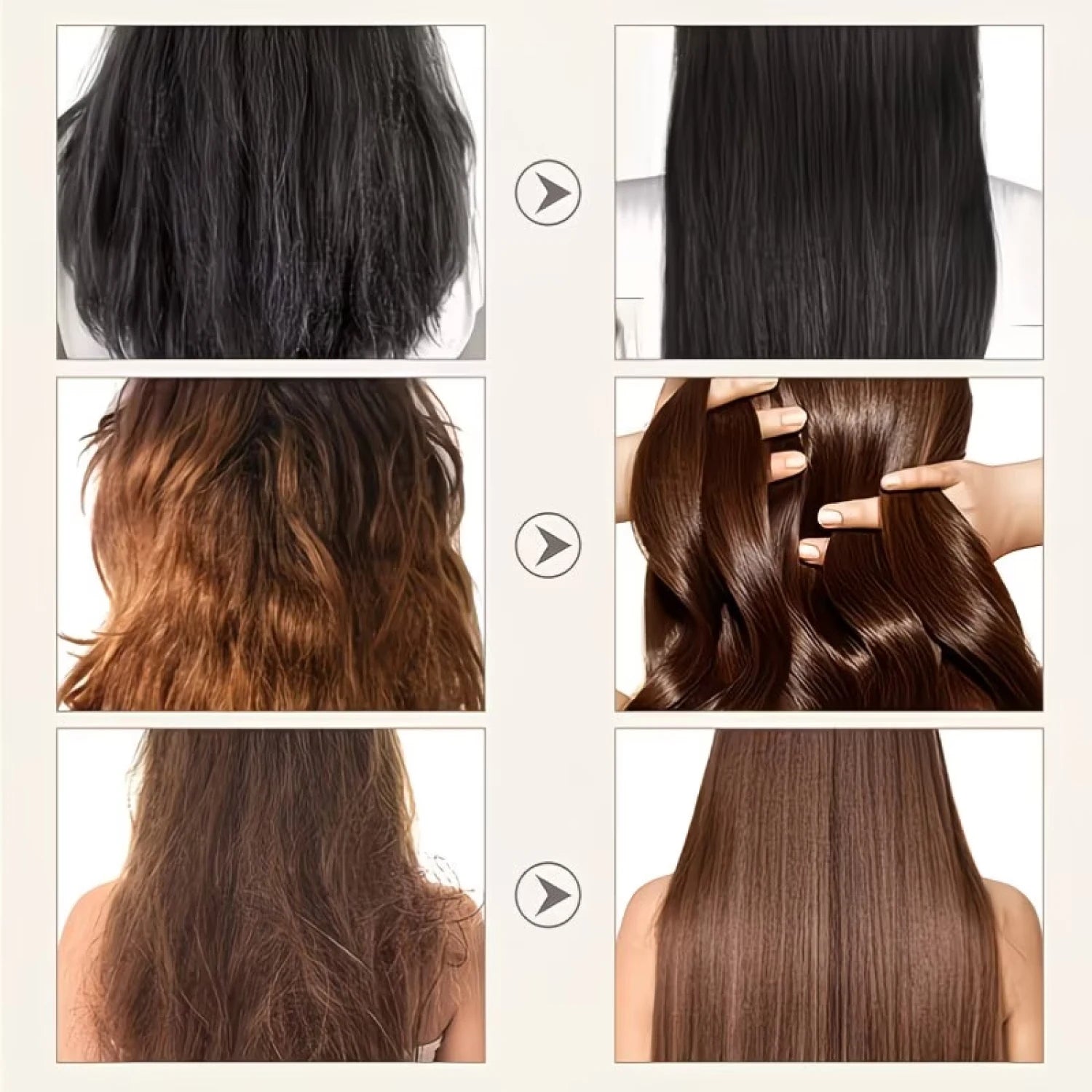 Collagen Hair Mask with Keratin & Peptides, Smoothing & Nourishing Hair Care Qme