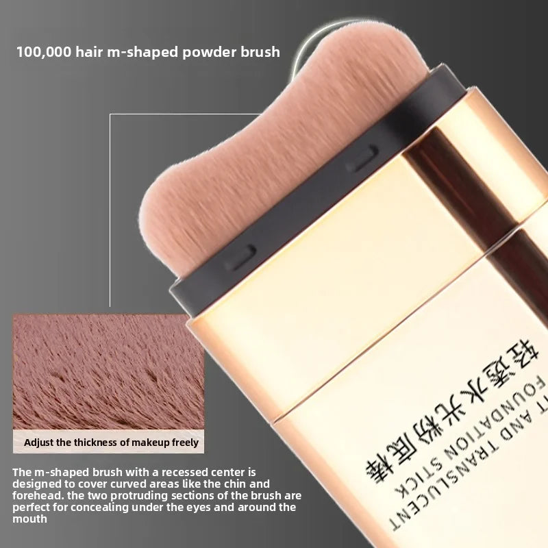 2-in-1 Foundation Concealer Stick One Swipe Buildable Coverage Qme