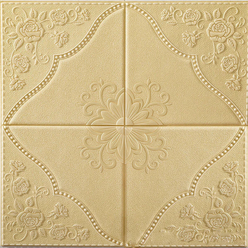 Ceiling Roof Decoration Wallpaper Self-adhesive Bedroom 3D Three-dimensional Waterproof Background Wall Wallpaper Qme