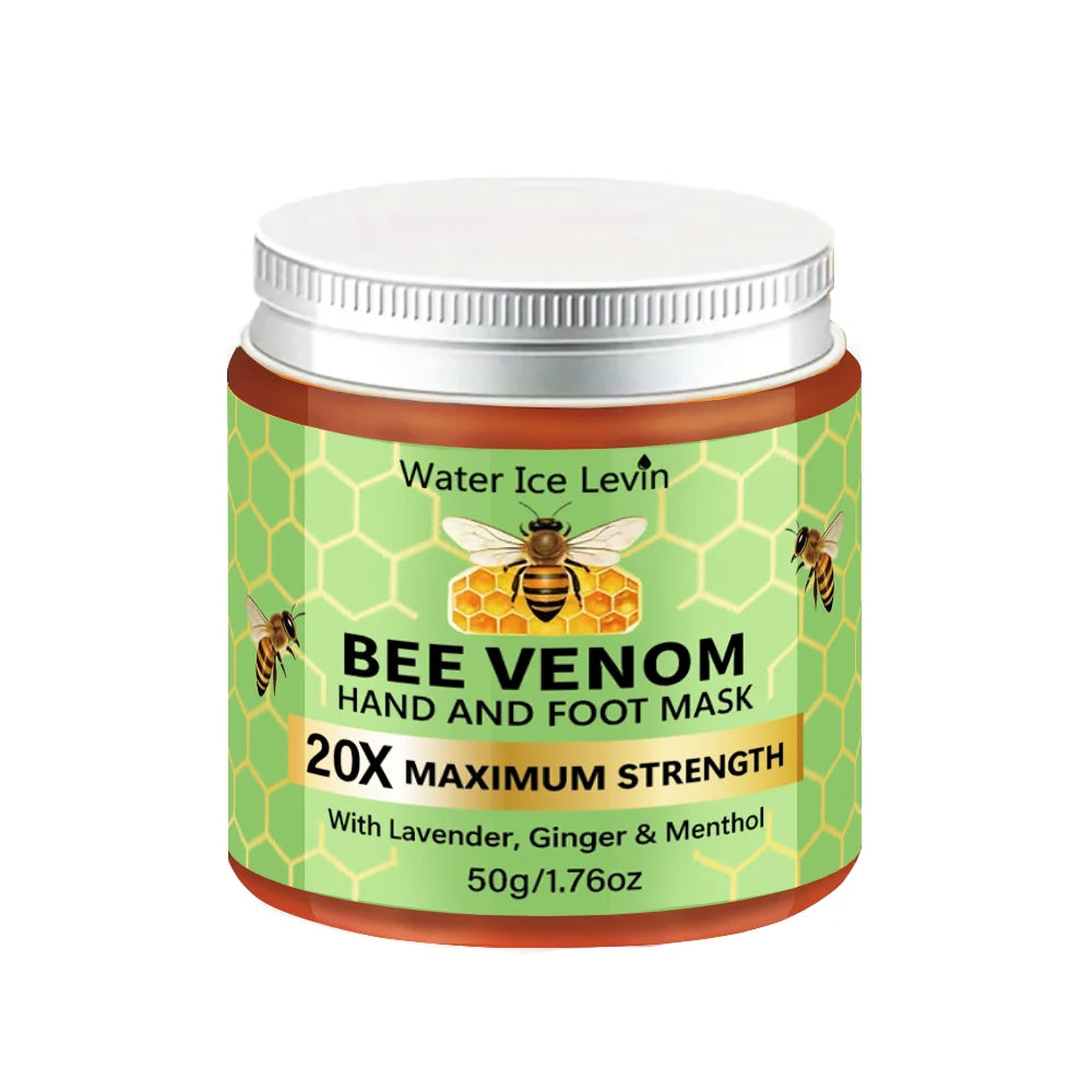 Water Ice Levin Bee Venom Hand And Foot Mask 50g Lavender Ginger Infused Moisturizing Firming Nourishing Dry Skin Care Mask Qme