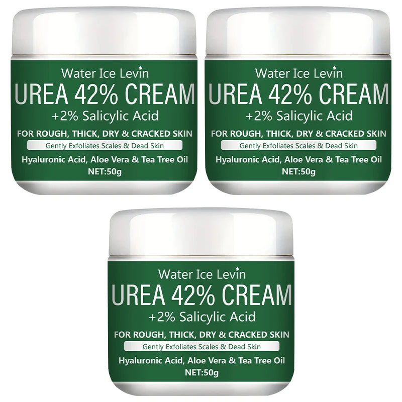 New 42% Urea Cream + 2% Salicylic acid Foot and hand Moisturizer, deep moisturizer and Nourishing moisturizer Qme 3pcs