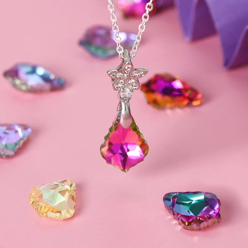 11x16mm Crystal 6090 Baroque Pendant Glass Austria Loose Beads Rhinestone Charms for Jewelry Making Necklace Earrings DIY 12Pcs Qme