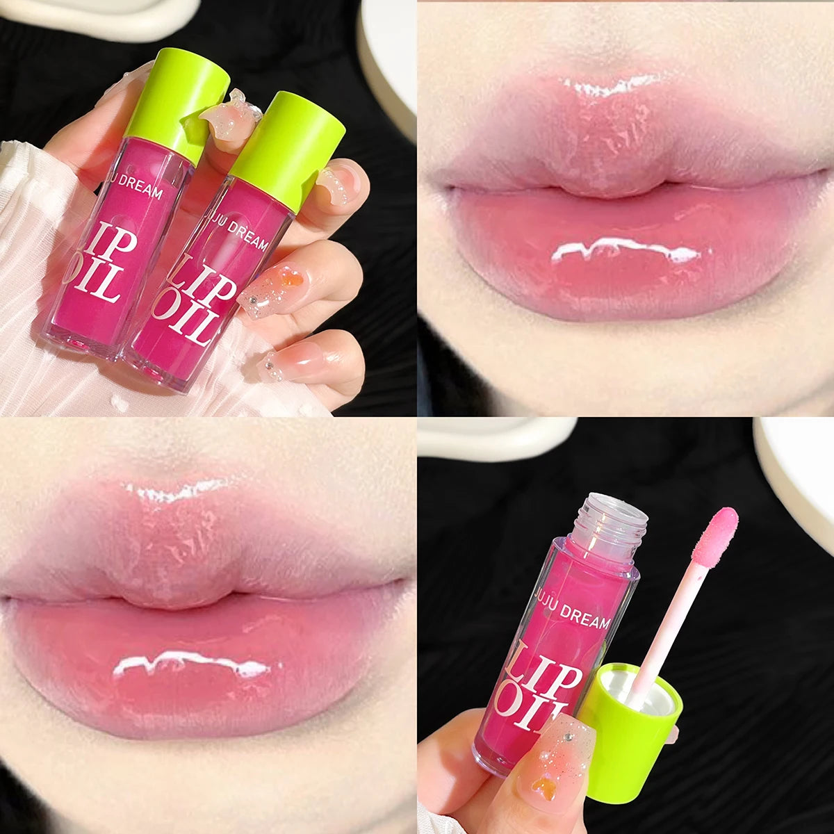 Lip Balm Oil Makeup Transparent Plumping Gloss Smooth Hydrated Qme 02