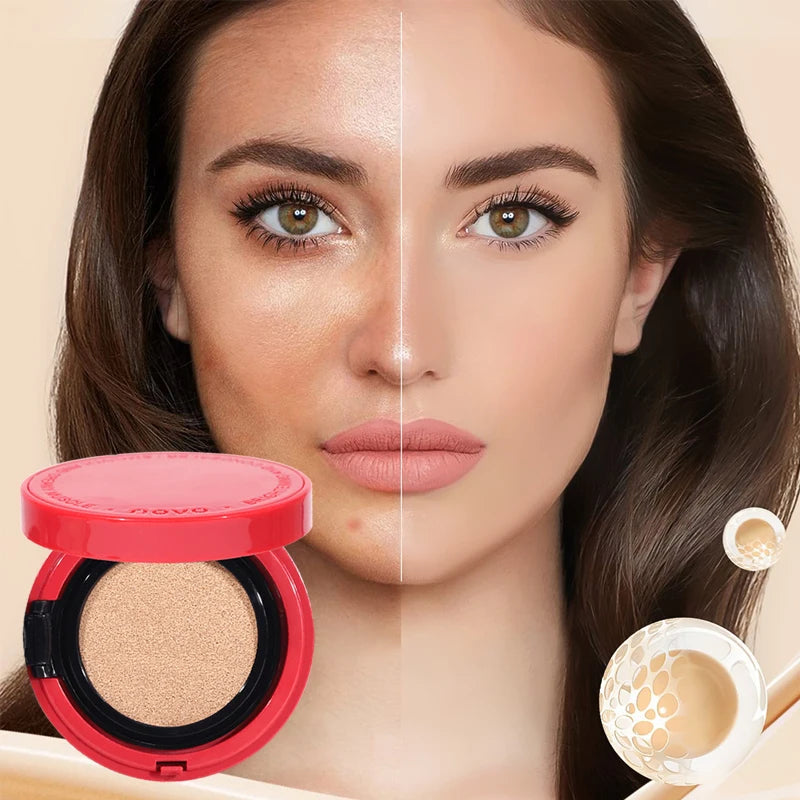 Long-Lasting Oil-Control Cc Cream And Bb Cream Air Cushion, Waterproof And Sweat-Proof, Concealer, Long-Lasting Pore Coverage Qme