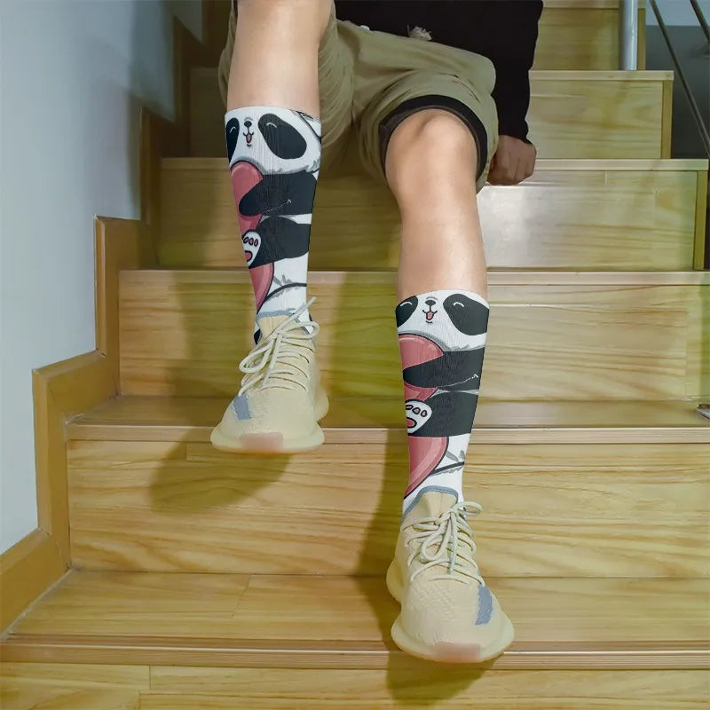 Fashion Cartoon Women's Breathable Socks Kawaii Bear Cute Animal Qme