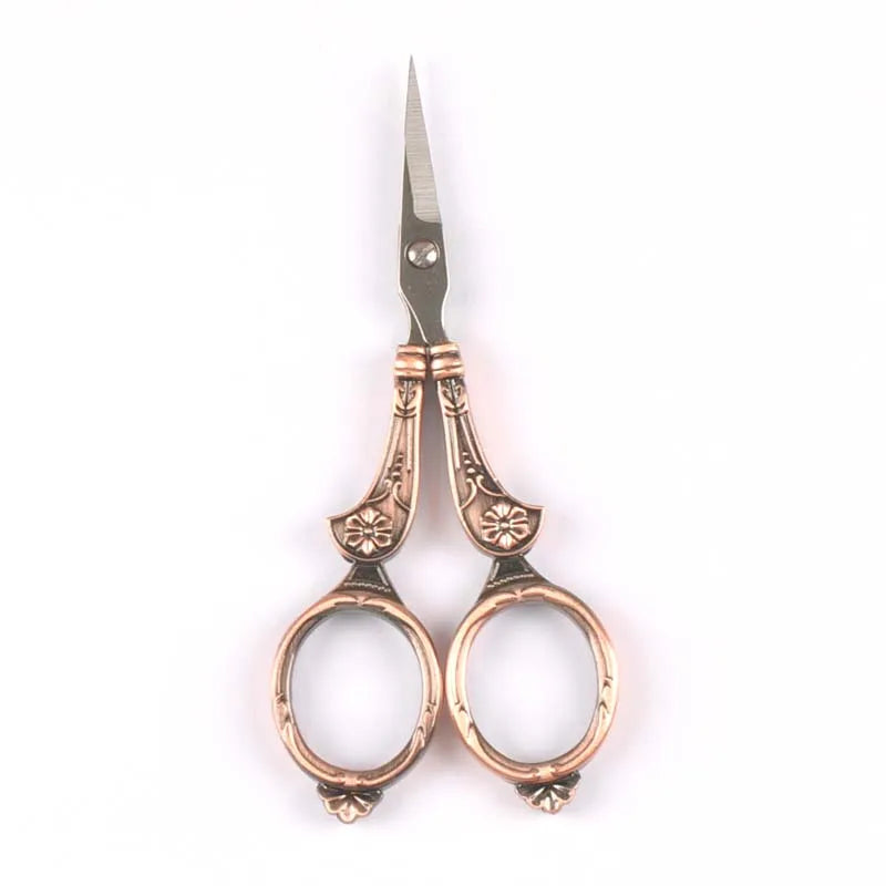 Embroidery scissor European Retro Classic Vintage Antique Craft Gold Sewing Crane Tailor Scissor Handicraft c2620 Qme Bronze