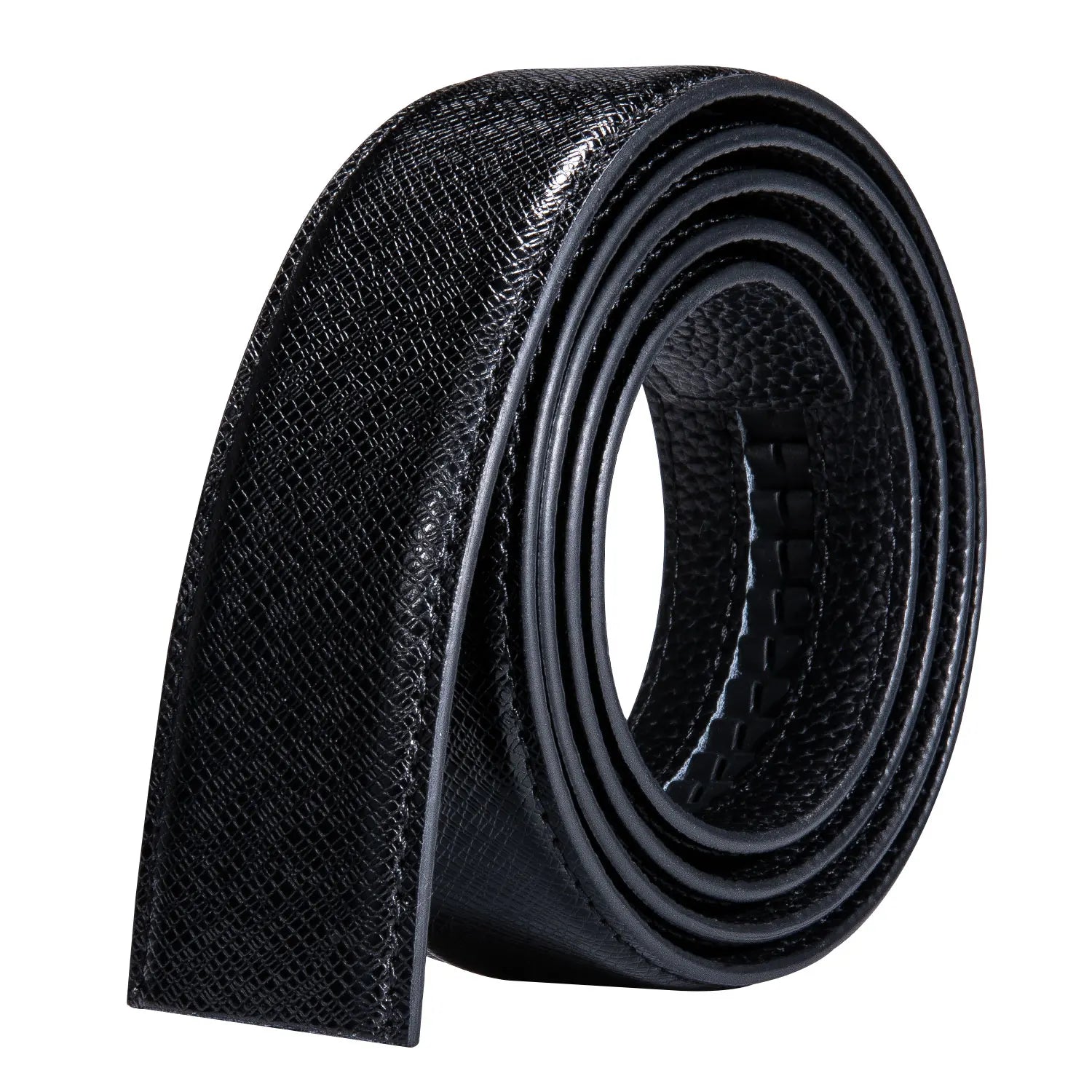 Men's Belt Without Buckle Cowskin Leather No Automatic Replacement Qme DM-A 110cm