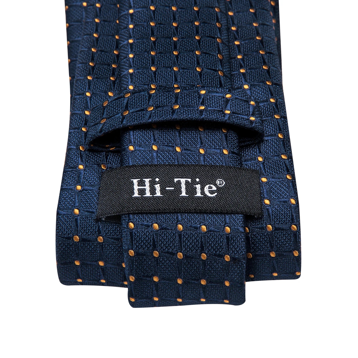Business Tie Men Silk Blue Dots Necktie Plaid Cufflinks Wedding Qme