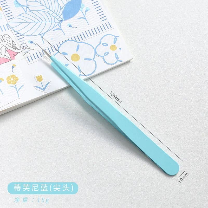 14 Designs Kawaii Cute Macarons Creative Stationery Tweezers DIY Washi Tape Stickers Gadget Multi-tool Tweezers Hand Account Qme 7 China Mainland