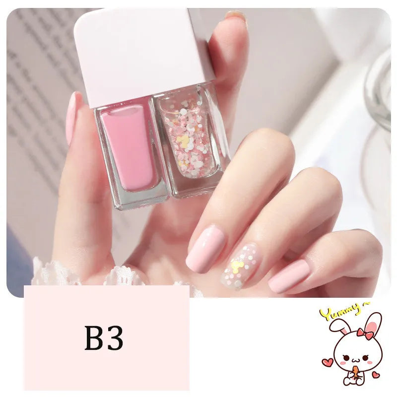 1 Candy Nail Polish Manicure Water-based Bright Scrub No Bake Peeling