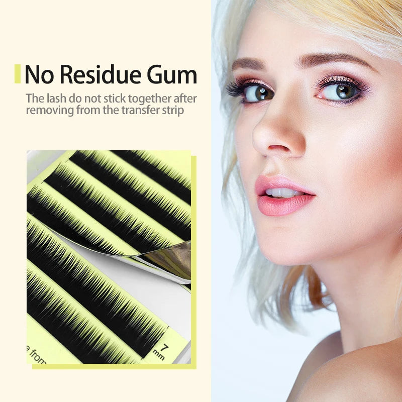 NATUHANA Bottom Eyelash Extension Individual Natural Soft Under Qme