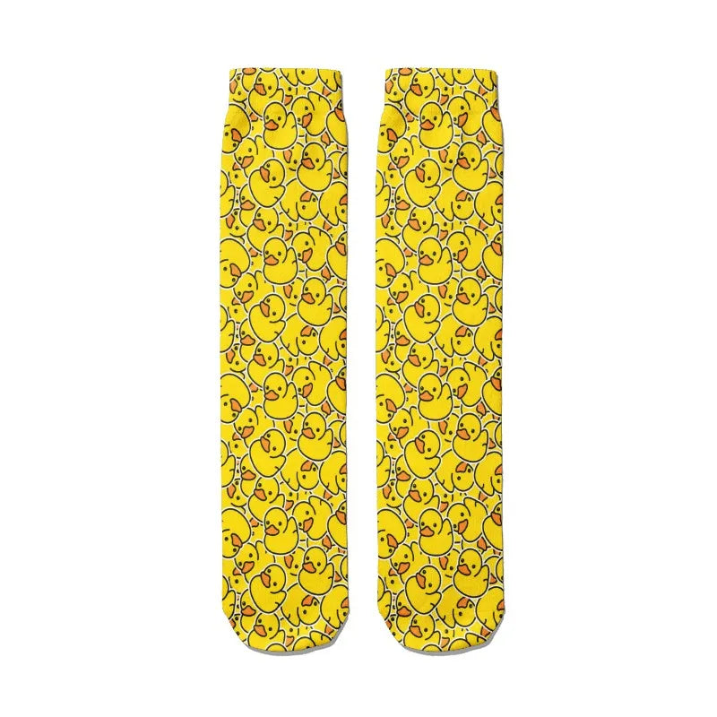Cute Anime Cartoon Adventure Socks Yellow Street Role Playing Comics Qme style7 One Size China Mainland