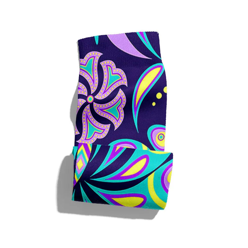 Novelty Funny Peacock Graphic Socks Women Straight Sock Unisex Qme