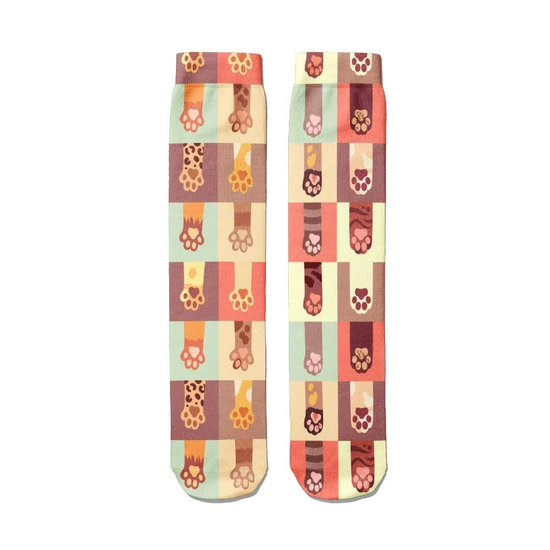Mens Sock Fashion Man Colorful Personality Anime Socks Men Casual Qme style2 One Size