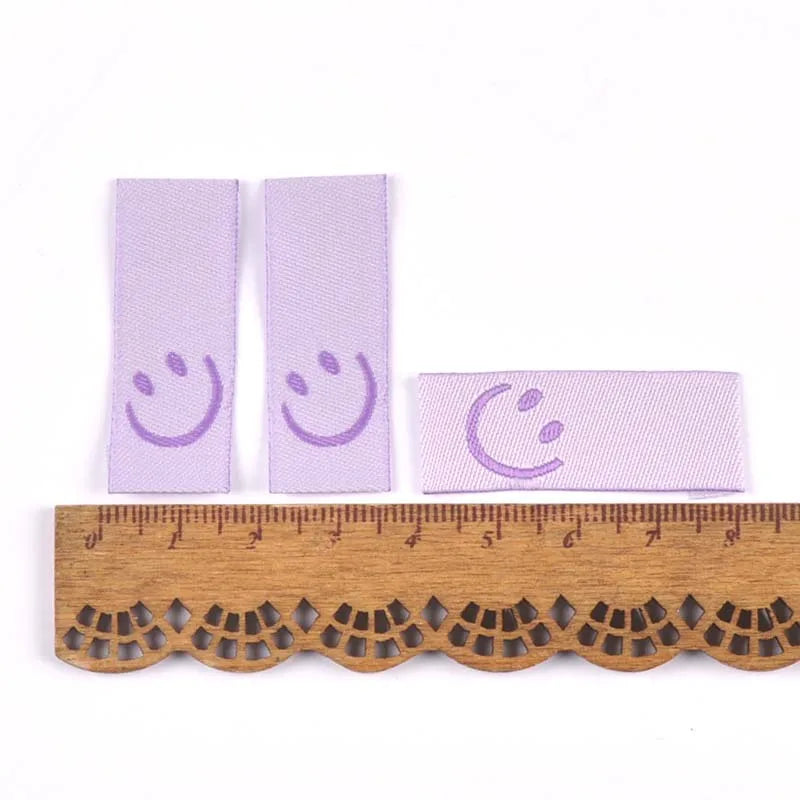 50Pcs 8colors Embroidery Labels Sewing Clothes Handmade Accessories For Kids Care Bags Clothing Tags Garment Crafts 1.5x4cm Qme 7