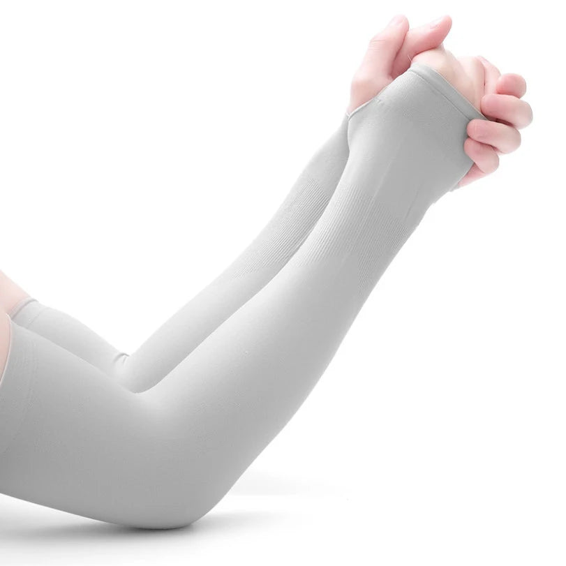 2021 Fashion Women Elbow Gloves Long Fingerless Mittens Wrist Arm Qme ST5622 Length -31cm