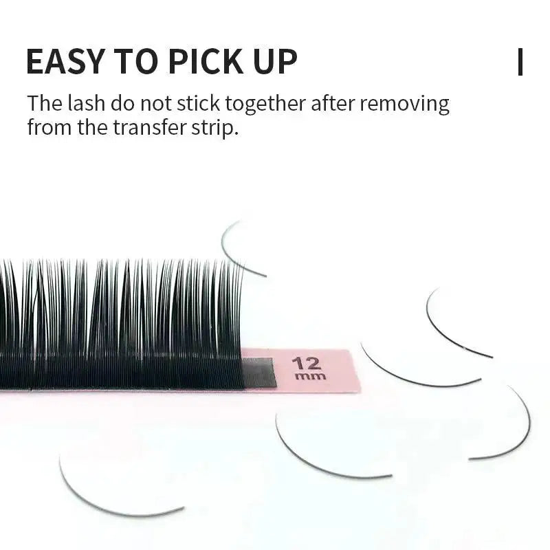 NATUHANA Mink Lashes Mix 8 16 Lines Handmade Korean Pbt Eyelash Qme